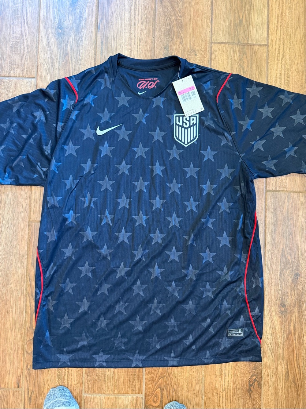 Nike Men’s Navy Star-Print USA Soccer Jersey / men’s 3X / nwt